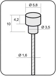 Alligator Cablu Frana Alligator Cursiera L-1700mm A 1, 5 Slick (463510071RM)