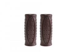 DSX Set 2 mansoane biciclete KRIS Shogun, 90mm, PVC, culoare maro (A756)