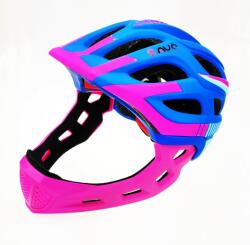 DSX Casca biciclisti AVO-49, model fullface, marime L (48-56 cm), culoare albastru roz (U00941)