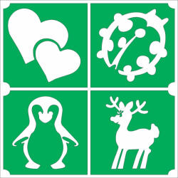  Mk Body Deco Cuki ovis sablon 4 minta az egyben 12