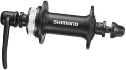 Shimano Butuc fata Shimano HB-RM35, 32H, Old 100mm Ax 108mm QR 133mm, pentru disc center lock, cu protectie pentru montura discului, culoare negru (EHBRM35BLP5)