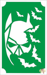  8x5 cm-es Csillámtetoválás sablon -Batman 22