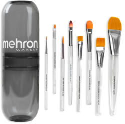  Mehron Paradise AQ ecset készlet 8 ecsettel+tartóval mosóval