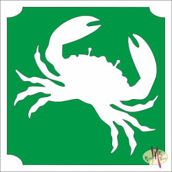  5x5 cm-es Csillámtetoválás sablon - Rák 229