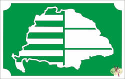  8x5 cm-es Csillámtetoválás sablon - Nagy Magyarország 47