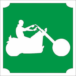 5x5 cm-es Csillámtetoválás sablon - Chopper motor 452