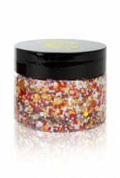 PXP chunky csillámkrém - piros-fehér-arany 40ml