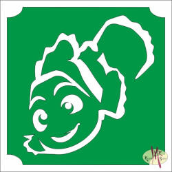  5x5 cm-es Csillámtetoválás sablon - Némó 291 - mkbazar