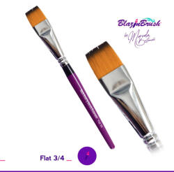 BLAZIN lapos arcfestő ecset Flat 3/4