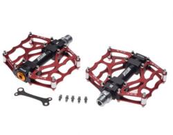 WMX Set 2 pedale din aluminiu, filet 9 16, culoare rosu (AWR0333)