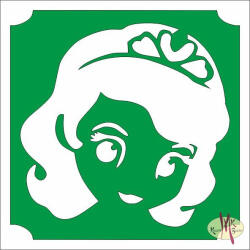  5x5 cm-es Csillámtetoválás sablon -Szófia hercegnő 21