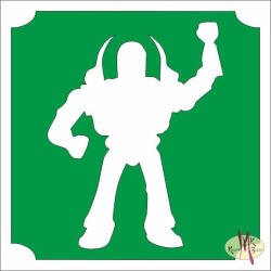  5x5 cm-es Csillámtetoválás sablon - Toy Story, Buzz Lightyear 330 - mkbazar