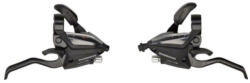 Shimano Manete Schimbator Frana Shimano St-Ef500-2A, 7X3 Vit. , 2 Degete, Pt. V-Brake, Camasi Schimbator (Sp41) Frana Lungime Standard (Negru), Negru, Ambalat Ind (ESTEF5002PV7A3)