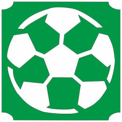  5x5 cm-es Csillámtetoválás sablon - Foci labda 122