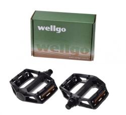 Wellgo Set pedale plastic Wellgo, filet 9 16, culoare negru (AWR0083)