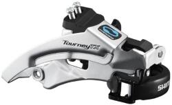Shimano Schimbator Fata Shimano Tourney Fd-Tx800-Ts3, Triplu, Pt. 7 8 Vit. Pe Spate, Top Swing, Tragere Dubla, Colier 34.9Mm (Cu Adaptor 31.8Mm 28.6Mm), Unghi Cs 66-69, Pt. 42 48T, Cl 47.5 50Mm, Ambalat Ind (