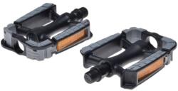 WMX Set 2 pedale Wellgo din plastic antiderapant, pentru bicicleta, filet 9 16, culoare negru (AWR0071)