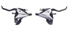 Shimano Set Maneta Schimbator Frana Shimano St-ef65-2a , 9x3 Vit. , Cablu 2050 1800mm, Ot . V-brake (estef65p9a3s)