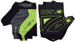 Leoshi Manusi ciclism adulti, Leoshi D-Grip, cu gel, marime M, culoare negru verde gri (LSL3464)