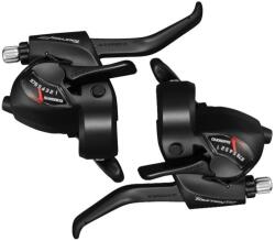 Shimano Maneta Schimbator Frana Shimano Tourney St-Tx800, 8X3 Vit. , Ez-Fire Plus, 2 Degete, Pt. Frana V-Brake, Cabluri Schimbator Frana Lungime Standard, Negru, Ambalat Ind (ESTTX800P8AL)