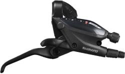 Shimano Maneta de schimbator frana Shimano ST-EF505-7R, montaj dreapta 7 viteze, cablu 2050mm, ez-fire plus, 3 degete, pentru frana hidraulica, culoare negru (ESTEF5057RAL)