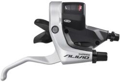 Shimano Maneta Schimbator Frana Shimano Alivio St-M430-S, Silver Stanga: 3-Vit. , Cablu 1800Mm Stainless, Cu Ogd, Camasa Sp40 Neagra 600Mm, Fara Cablu De Frana, Ambalat Ind (ESTM430LBSTP)