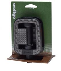 Wellgo Set 2 pedale din plastic filet 9 16, Wellgo culoare negru (AWR0068)