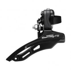 Shimano Schimbator Fata Shimano Tourney Fd-Tz500-Ds6, Triplu, Pt. 6 7 Vit. Pe Spate, Down Swing, Tragere De Sus, Colier 31.8Mm, Pt. 42T, Unghi Cs 66-69, Chainline 47.5Mm, Ambalat Ind (EFDTZ500DSTM6)