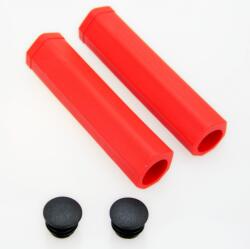 DSX Set 2 mansoane bicicleta Jet G-135, culoare rosu (A612)