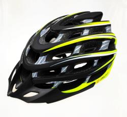 DSX Casca biciclisti AVO-41, marime L (58-62 cm), culoare carbon verde fluo (U00532)