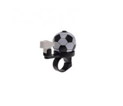 WMX Sonerie bicicleta din-din forma de minge, culoare alb negru (AWR1608)