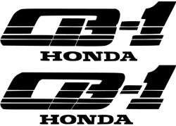 Honda CB-1 matrica készlet