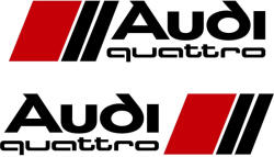  Audi quattro matrica készlet 2 db