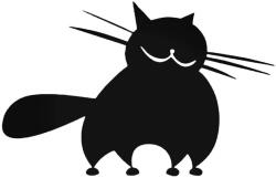  Vidám cicus matrica