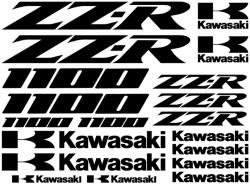  Kawasaki ZZR1100 matrica szett