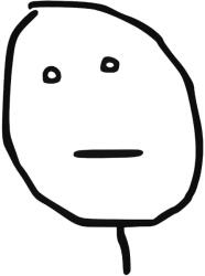  Poker Face "1" meme Autómatrica