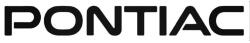  Pontiac embléma matrica