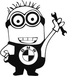  BMW matrica szerelő Minion 1