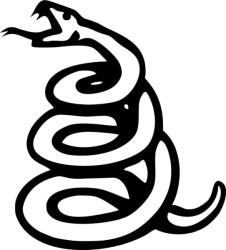  Támadó mérgeskígyó matrica