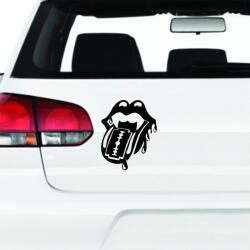  Rolling Stones logó pengével Autómatrica