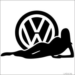  VW matrica Girl