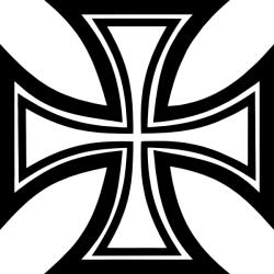  Vaskereszt matrica "7