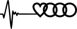  Audi matrica Szívvonal