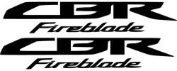 Honda CBR Fireblade matrica szett