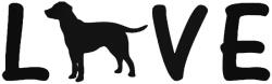  Love Labrador matrica