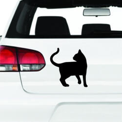  Hátratekintő Macska matrica