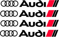  Prémium Audi kilincs matrica 4 db