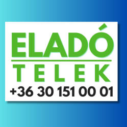  Eladó telek tábla