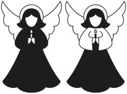  Két angyalka matrica