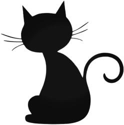  Ülő Macska matrica